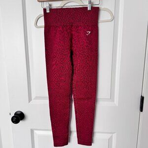 Gymshark Animal Print Seamless Leggings - EUC
